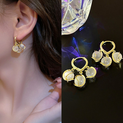 Dressberry Cute Stylio Hookie Silver Style Korean Earrings Alloy Hoop Earring