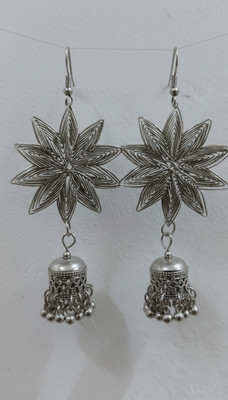 vamio Geometric star jhumki Alloy Stud Earring, Drops & Danglers, Hoop Earring, Jhumki Earring