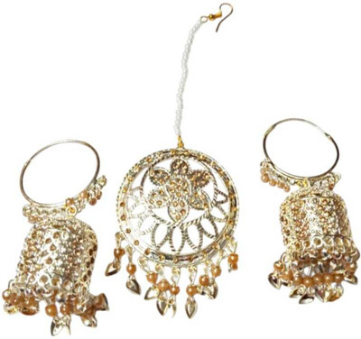 Newlookeshop Metal Gold Jewellery Set(Pack of 1)