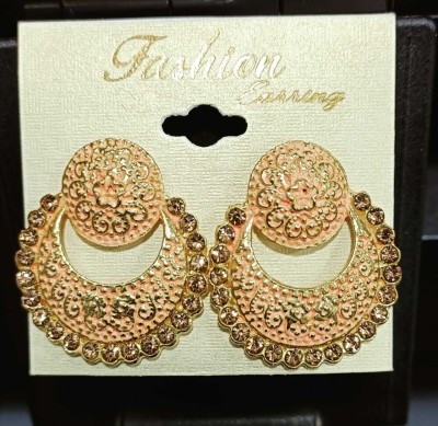 Naz fashion store chandbali Metal Chandbali Earring