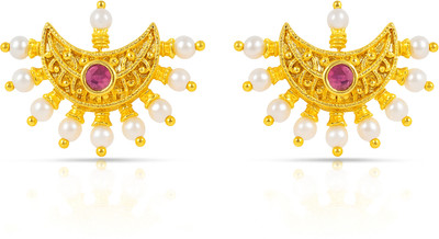 Saaj ear cuff chandbali earring top fashion earing for women and girls Pearl, Cubic Zirconia Brass Cuff Earring, Stud Earring