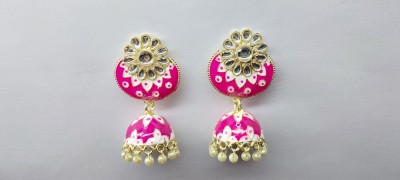 MAHADEV Weston Style Earring Pearl Brass Jhumki Earring