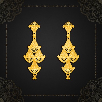 arch fashion New Premium Collection Of Micron Pated Wedding Wear Earrings For Girls Brass Chandbali Earring