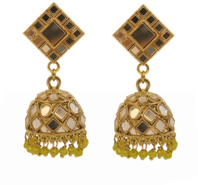 OMORFO Traditional Gold Earring For Women Gold, Women's Jewellery, Fashion Brass Earring Set