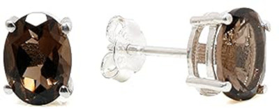 MayraCreationss STUDS Quartz Sterling Silver Stud Earring