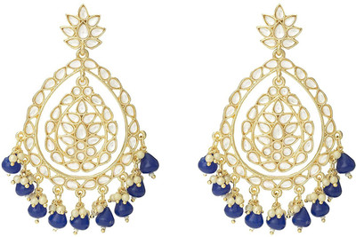 BUY FOR CHANGE LLP tilak pattern Alloy Chandbali Earring