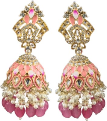 jiyanshi fashion Traditional Earrings for Women | Jhumki Earrings Pearl Alloy Jhumki Earring