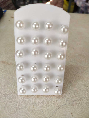 Craftywala Pearl Earrings Brass Earring Set