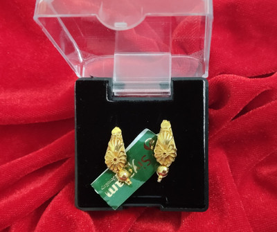 The Galaxy EnterprisesLKO Artificial Gold Earrings, Design Brass Stud Earring