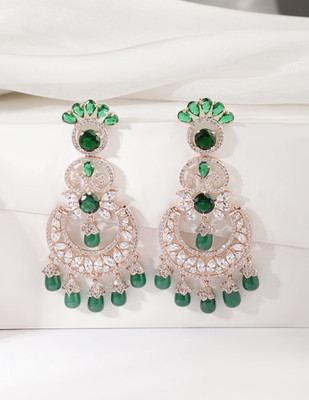 RUBANS Rose Gold-Plated Brass Stud Earring
