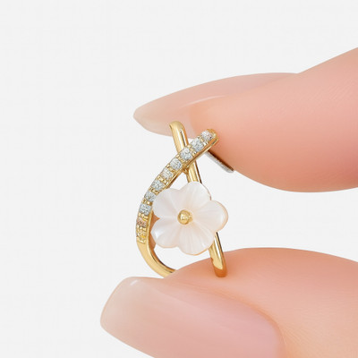 eloria Bow earring Fashion Latest Stylish Earrings for Women and Girls Diamond Alloy Stud Earring