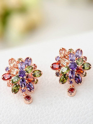 YouBella Fancy Party Wear Alloy Stud Earring