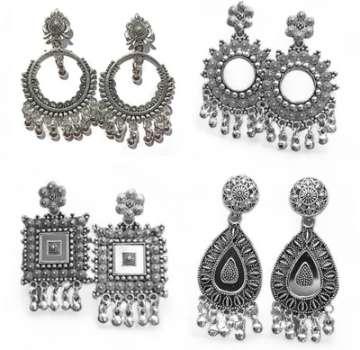 Jhumka Street Oxidized Jumki Alloy Jhumki Earring
