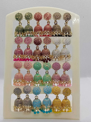 Vriti Imitation Simple Alloy Jhumki Earring, Stud Earring