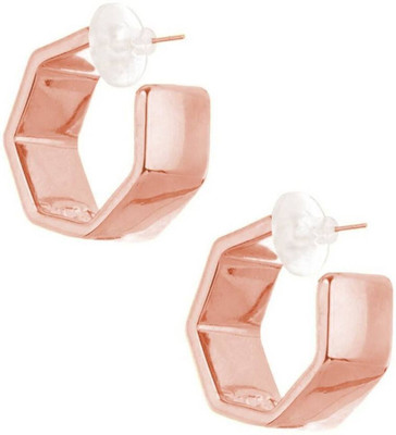 krelin Korean Style Sterling Steel Hoop Earrings, Women Stainless Steel Alloy Drops & Danglers