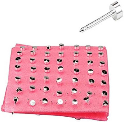 Sherly fashion Surgical Silver Plated Piercing Studs Steel Stud Earring Metal Stud Earring