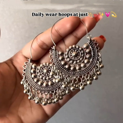 ISLANA Chandbalis, Chandbaliya, Chandbali Earrings Alloy Chandbali Earring