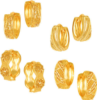 VIGHNAHARTA Goldens Combo Set(Sales Package-4 Pair Earrings ) Alloy Clip-on Earring