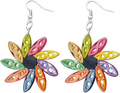 Designer's Collection Designers Collection Paper Quilling Earrings Paper Drops & Danglers