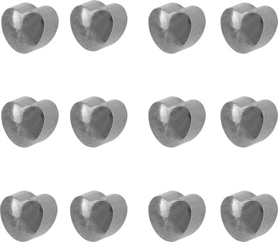 STUDEX 3MM Heart Allergy free (12 Pair) Piercing Metal Stud Earring