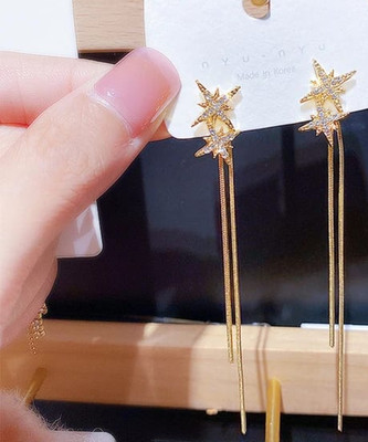 Mellisea Trendy Earrings For Women Girls Korean western Stylish fancy light weight shiny Cubic Zirconia, Diamond Alloy Drops & Danglers, Hoop Earring, Huggie Earring, Tassel Earring, Earring Set Mellisea Trendy Earrings For Women Girls Korean western Stylish fancy light weight shiny Cubic Zirconia, Diamond Alloy Drops & Danglers, Hoop Earring, Huggie Earring, Tassel Earring, Earring Set