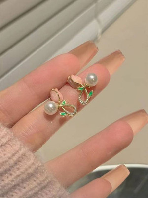 glowtesto Korean Style Stainless Steel Earring Set Alloy Earring Set