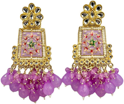 Maisha Drop & danglers Crystal, Pearl Alloy Drops & Danglers