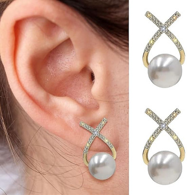 Heer Collection Fashion Jewelry Multi-line Electroplated Jewelry Earrings for Women Girl Stainless Steel Stud Earring