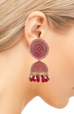 MAHESHWARI FASHION CRAZE Gorgeous big jhumka earrings & stud Beads, Pearl Alloy Jhumki Earring