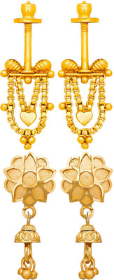 Raj And Deb Premium Silver Oxidiesd Pated Daily Wear Earrings For Daily Wear Brass, Brass Jhumki Earring