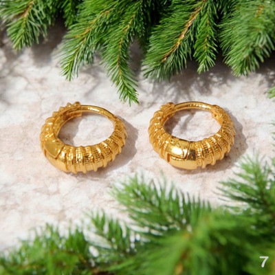 shree krishna shopping Hoop Earring Brass Hoop Earring