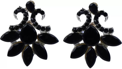 DEGHLAM Eid-Special,Ramadan Special Alloy Black Earrings stone Alloy Drops & Danglers