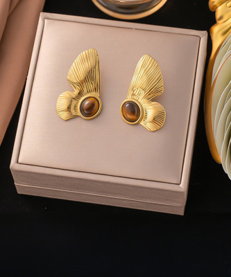 MYKI Dynamite Stainless Steel Earrings For Women & Girls Stainless Steel Stud Earring