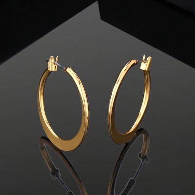 Estele Alloy Hoop Earring