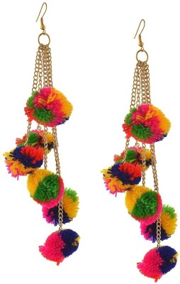 FashMade FK-Pom Pom Fabric Drops & Danglers