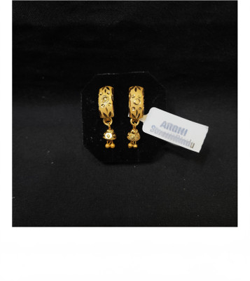Ansh Enterpris Fashion Hanging Sui Dhaga for Women and Girls Cubic Zirconia Alloy Huggie Earring