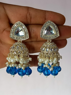YADU IMITATIONS Trendy Earrings & Studs Beads, Diamond, Pearl Alloy Jhumki Earring