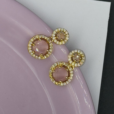 Charms Designer Crystal Diamond Alloy Drop Earring Diamond Alloy Stud Earring