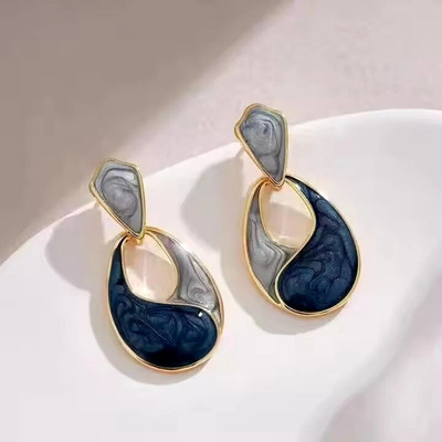 ADORNITY Earrings For Women Girls Waterdrop Earring Korean Earrings For Girls Women Stainless Steel Drops & Danglers
