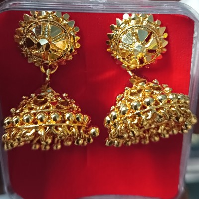 Sakthivel covering Jhumki earrings Copper Jhumki Earring