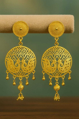 S D N R SDR11 Brass Jhumki Earring
