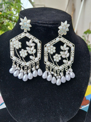 Krijas Geometric Dangler Earring Beads Alloy Drops & Danglers