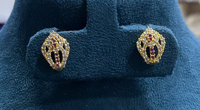 gvg 2B-667 Cubic Zirconia Alloy Stud Earring