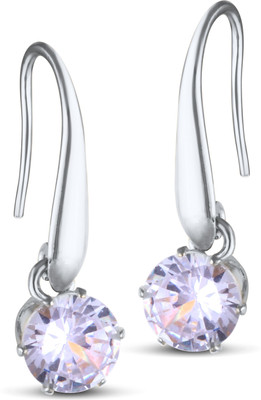 VIGHNAHARTA Twinkling Beautiful Rhodium Plated Drop & Dangler Earring for Women Girls Cubic Zirconia Alloy Drops & Danglers