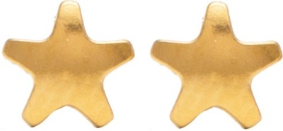 STUDEX 3MM Star 24K Pure Gold Plated Metal Stud Earring