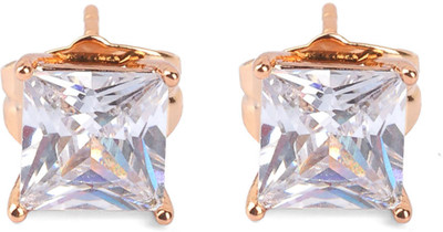 RedSolitaire WESTERN ROSE GOLD STUD EARRINGS Alloy Stud Earring