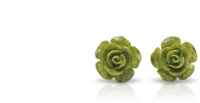 AARCHIS TRENDS Trendy Rose Earrings For Women Stainless Steel Stud Earring