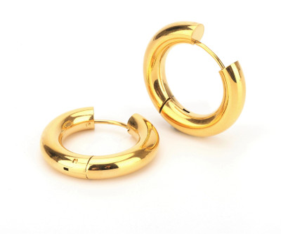 Shashank Soul Jewellery Valentine Gold Bali Men/Gents/Boys/unisex Cubic Zirconia Copper, Brass, Stainless Steel Stud Earring, Earring Set, Magnetic Earring, Hoop Earring, Clip-on Earring