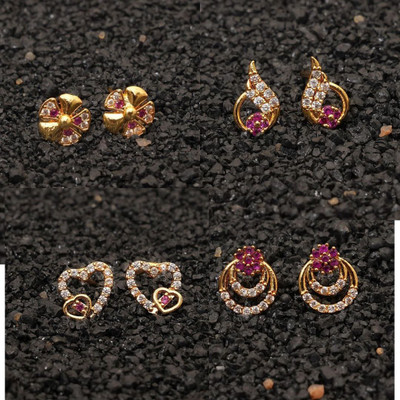 Gemini Creation GRACEFULLY EARRING Brass Stud Earring