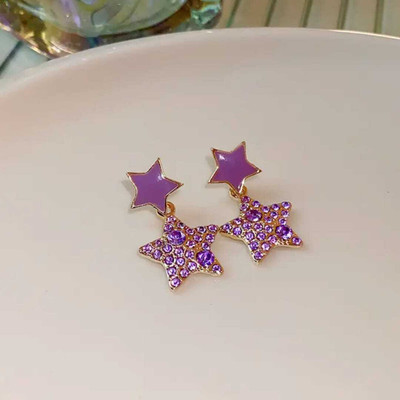 MDC Purplestar Diamond Alloy Rhinestone Studs